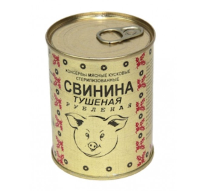 К/МЯС.СВИНИНА ТУШЕНАЯ РУБЛЕНАЯ 