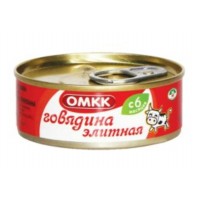 Консервы мясные из говядины для детского питания гомогенизированные стерилизованные «Говядина элитная»