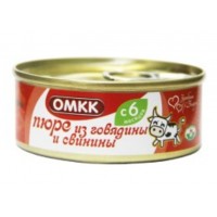 Консервы мясные из говядины для детского питания гомогенизированные стерилизованные «Пюре из говядины и свинины»