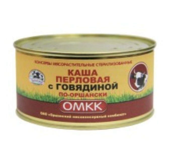 «Каша перловая с говядиной по-оршански»