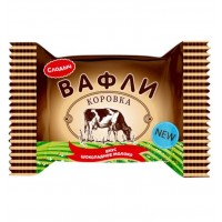 Вафли «КОРОВКА» вкус «ШОКОЛАДНОЕ МОЛОКО»