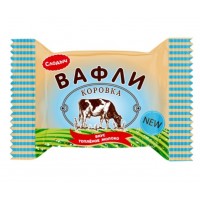 Вафли «КОРОВКА» вкус «ТОПЛЁНОЕ МОЛОКО»