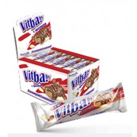 Вафельный батончик «vitba.by с арахисом в молочной глазури»